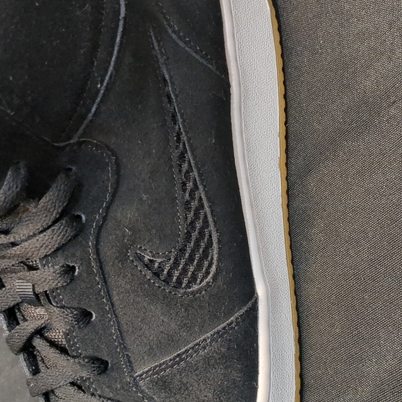 Nike Ebernon Mid Premium Black/White/Gum Shoes - Picture 13 of 13